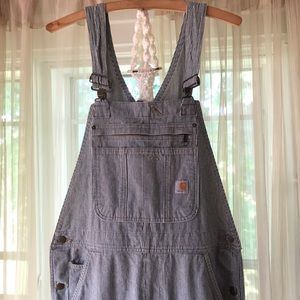 Carhartt stripe overalls